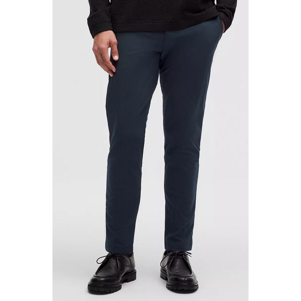 Lululemon ABC Slim-Fit Trouser 28"L Warpstreme Size 36 True Navy LM5ALWS